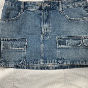 Zara Blue Denim Skirt